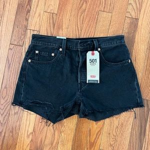 Levi’s 501 high waisted shorts